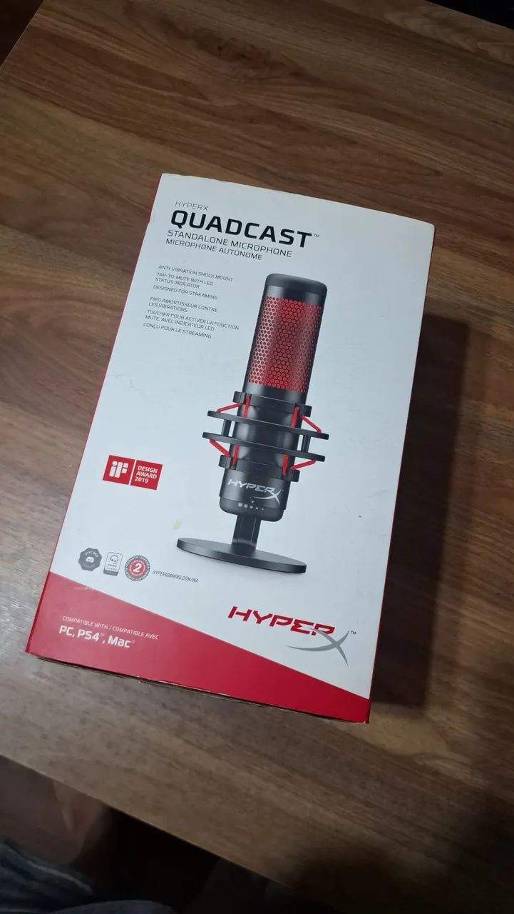 Microfone Hyper X Quadquest 