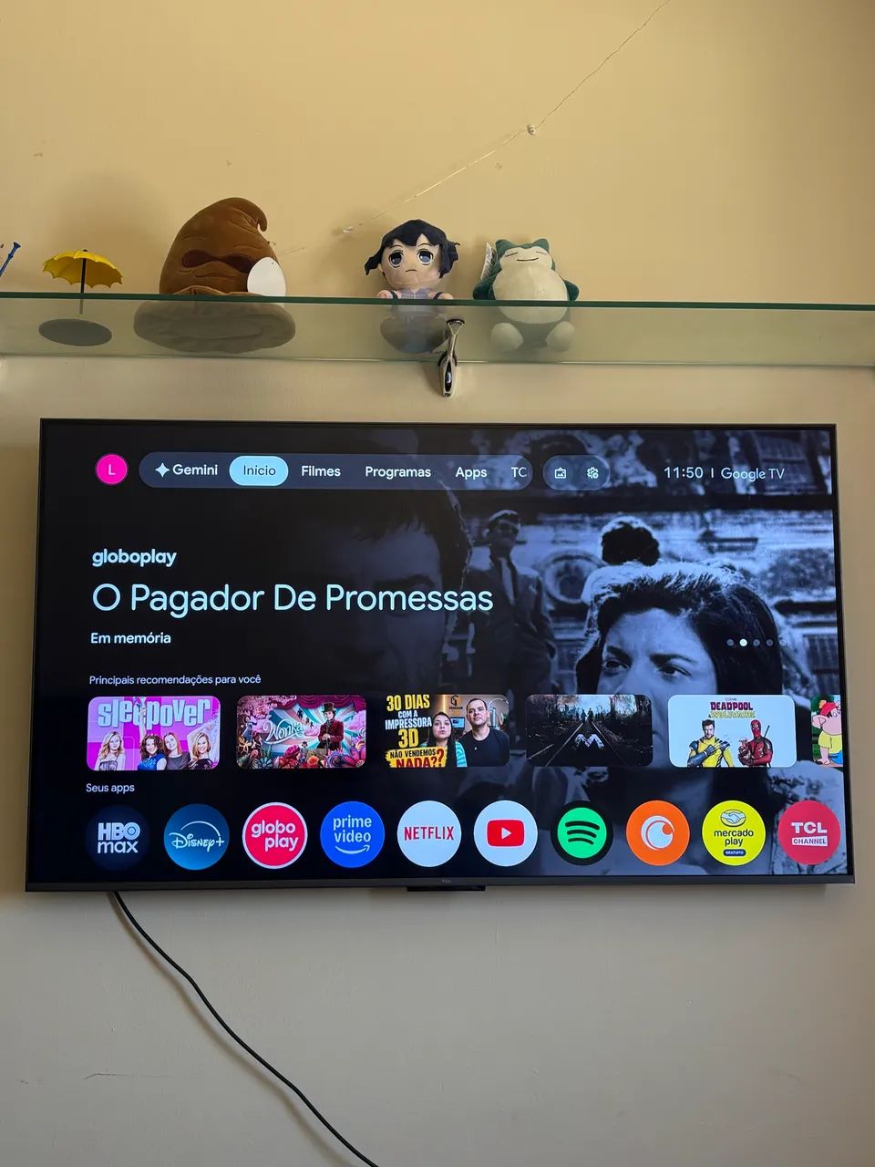 TV TCL 55 polegadas 4K 120hz miniLed gamer - Foto 4