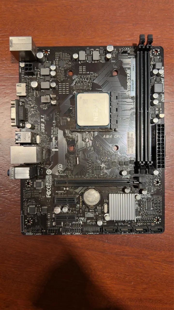 ryzen 5600 + placa mae - Foto 3