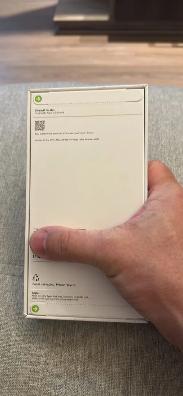 iPhone 17 Pro Max . Silver 256gb. Novo Lacrado  - Foto 2