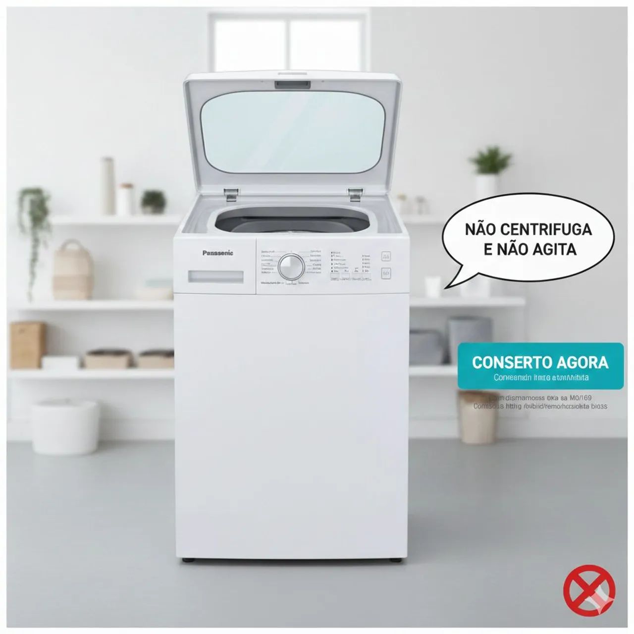 Conserto máquina Panasonic 