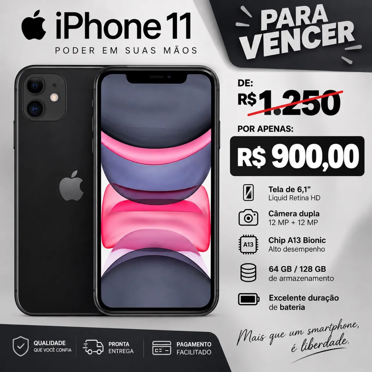 iPhone 11 64Gb - Celulares e Smartphones - Mapim, Várzea Grande