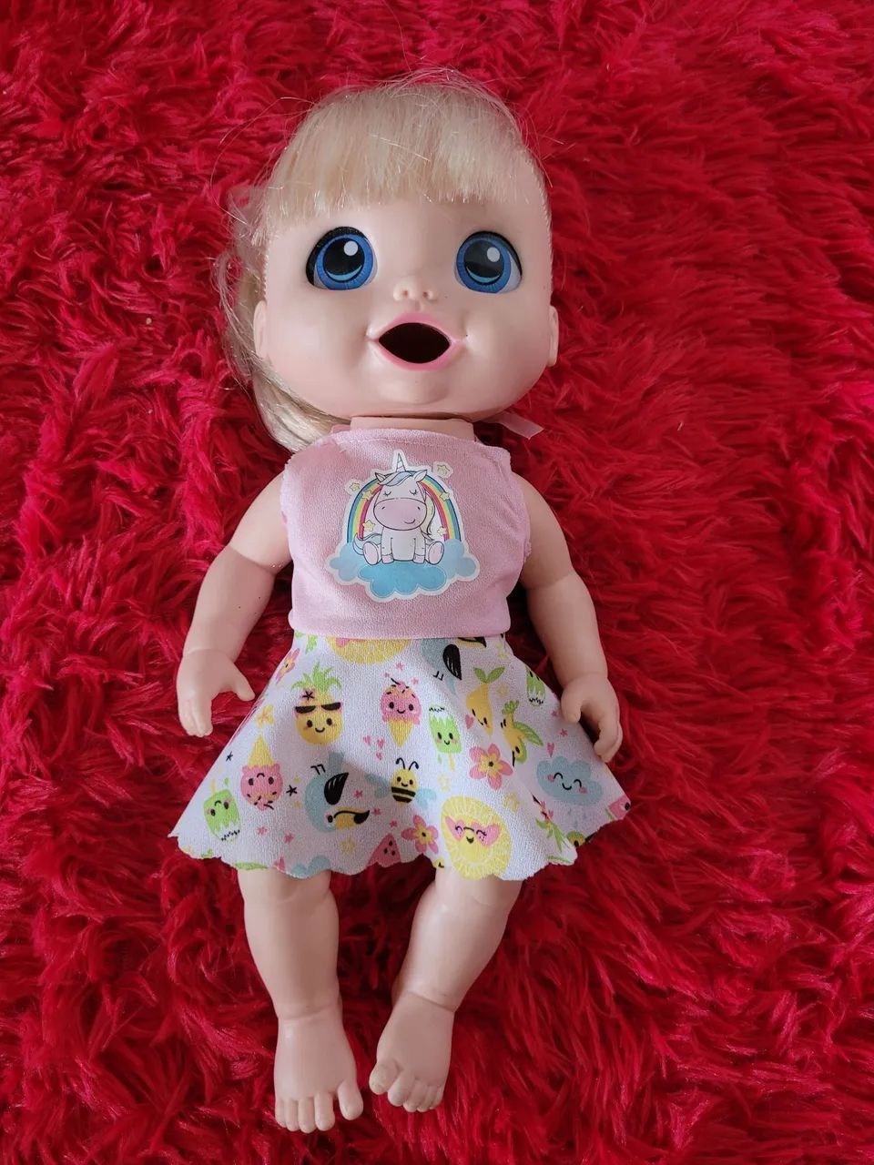Boneca Babys Collection Papinha Sapeca da marca Cotiplas