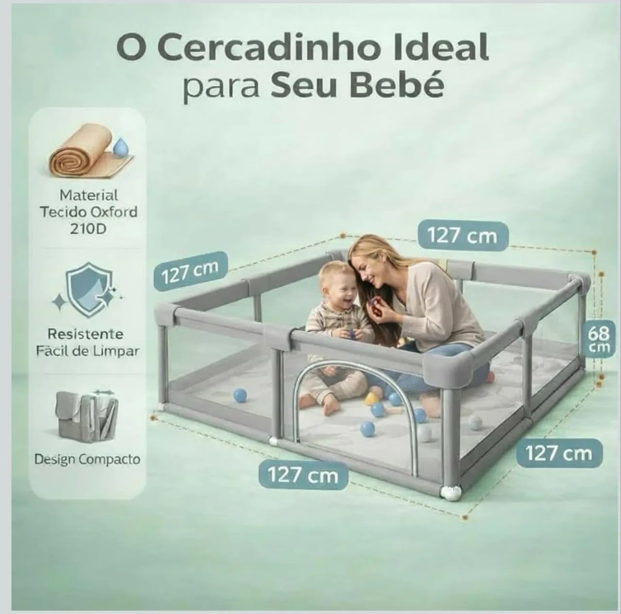 CERCADINHO DE BEBÊ  - Foto 4