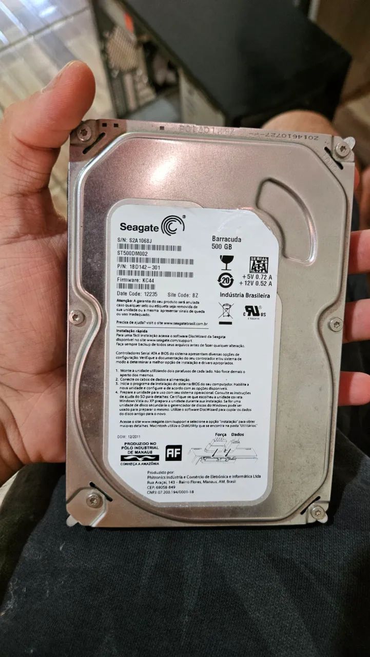 HD 500gb seagate 
