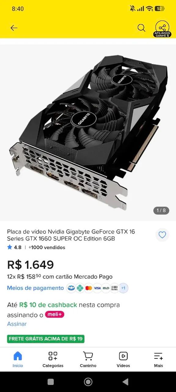 Gtx1660 Super - Foto 2