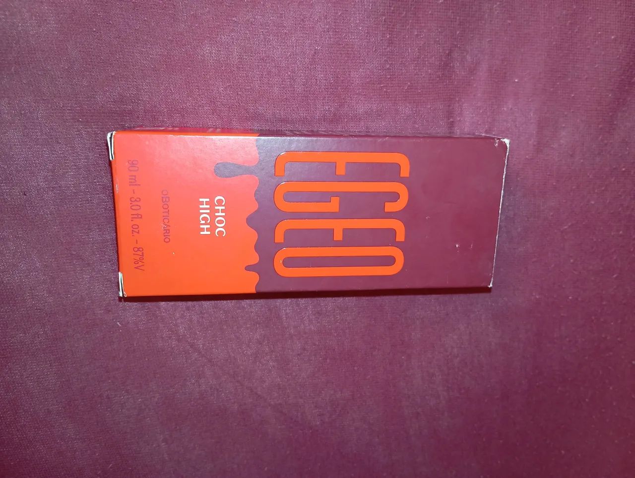 Perfume oboticario Egeo chocolate high