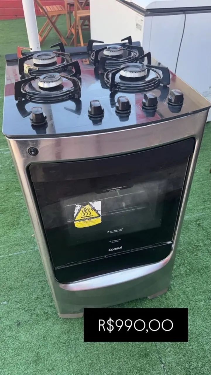 Fogão funcionando perfeitamente 