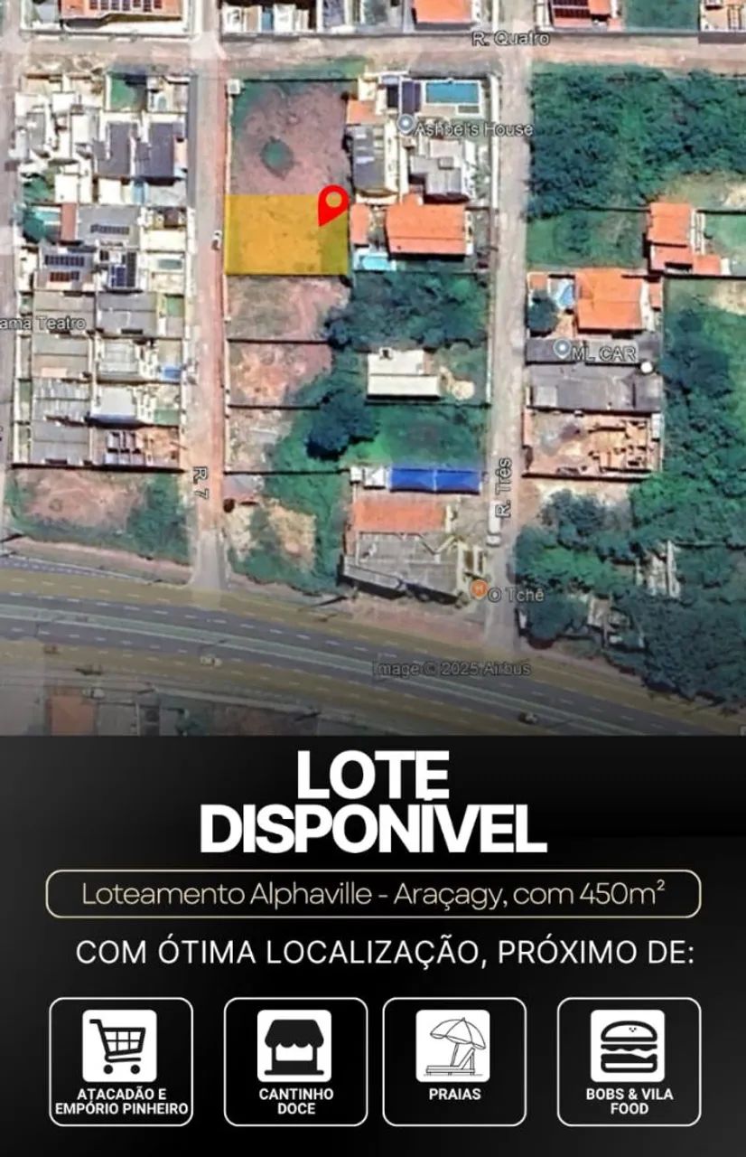 Vendo Lote no Loteamento Alphaville (Araçagy) 450 m² - Foto 3