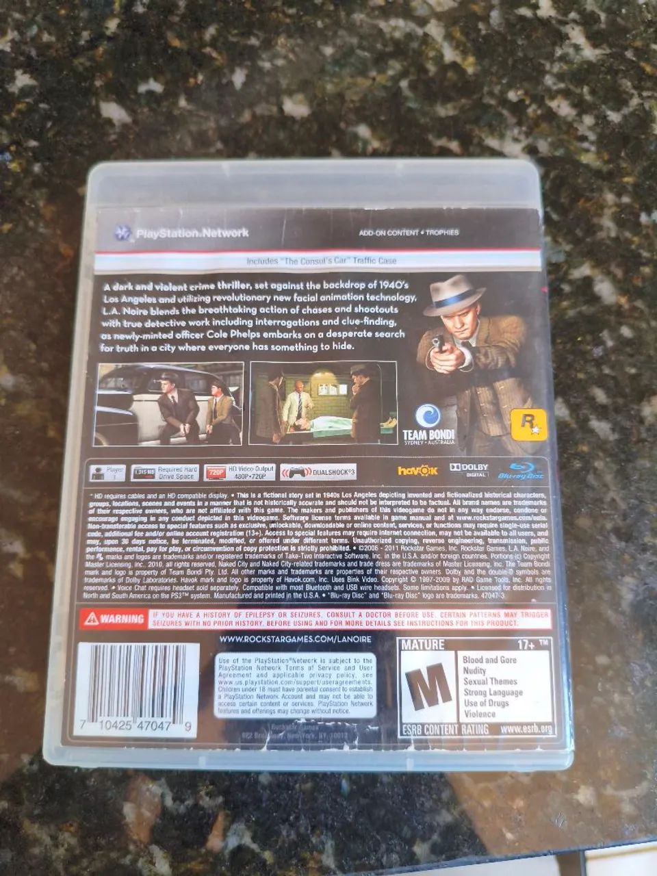 L.A. Noire PS3  com manual - Foto 2
