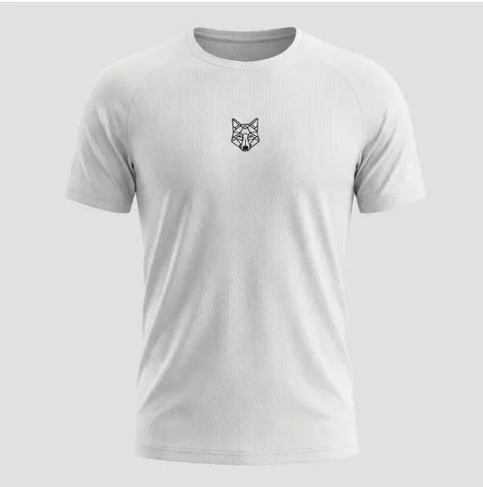 Camiseta Dry Lobo Geometrico Branco - Foto 2