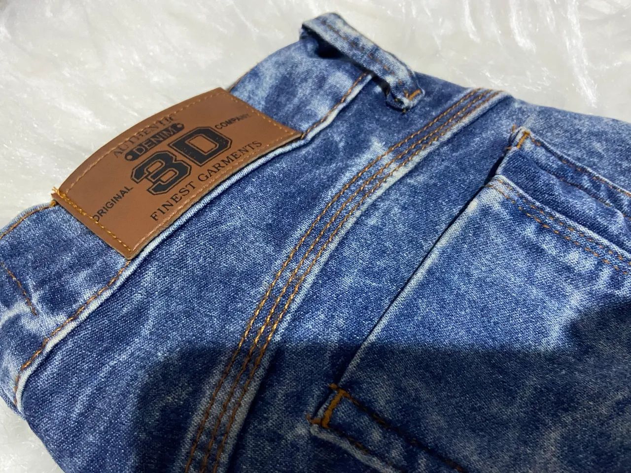 Calça jeans feminina 3d denim num 40 - Foto 3
