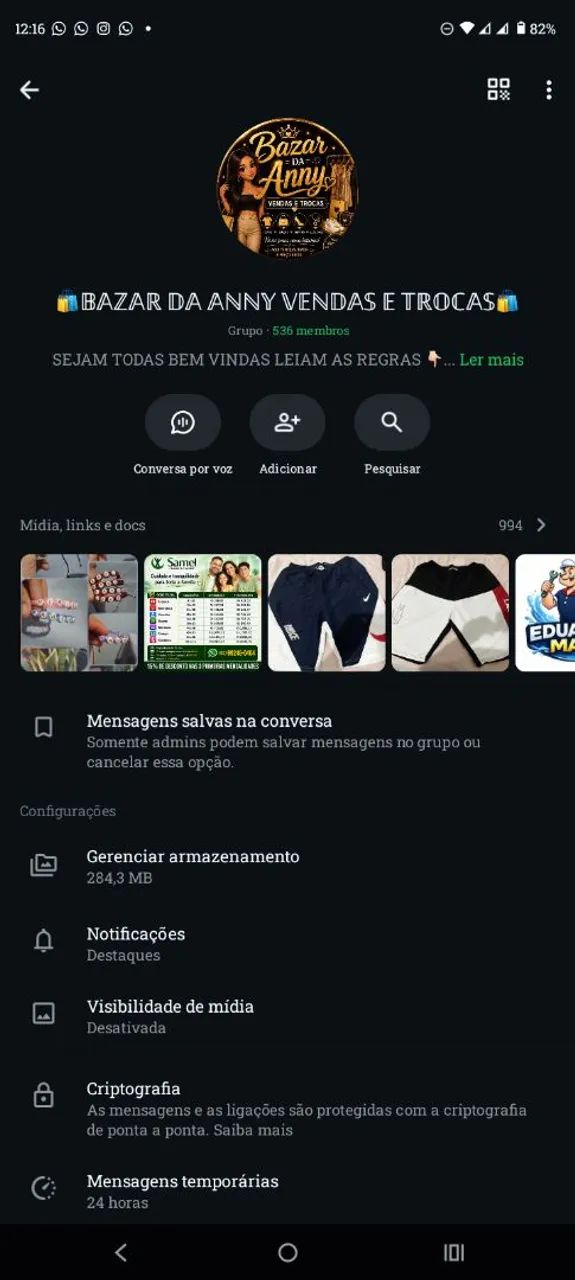 GRUPO DE VENDAS 