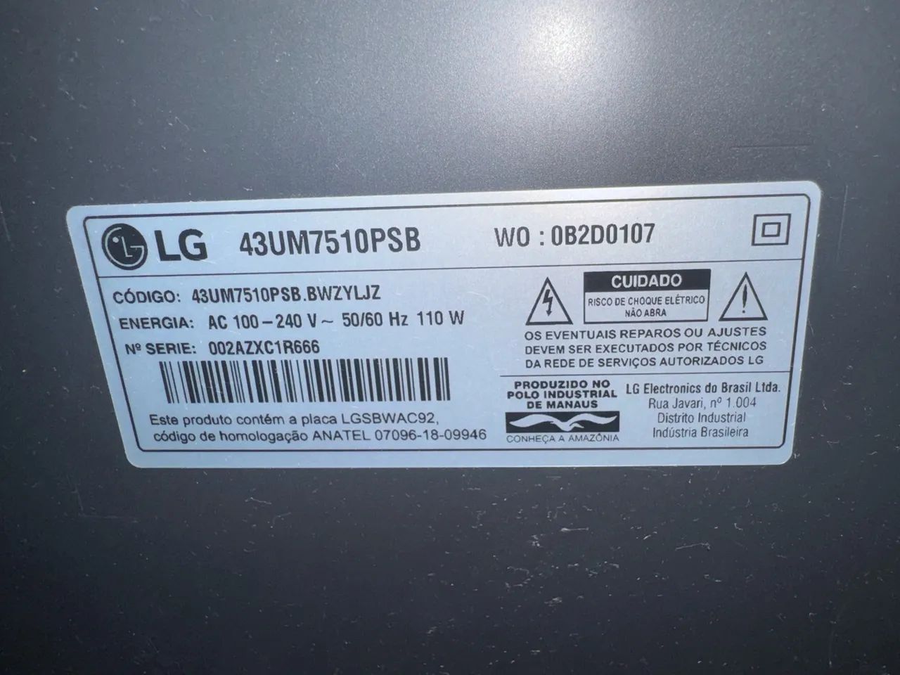 TV LG SMART 4K - Foto 3