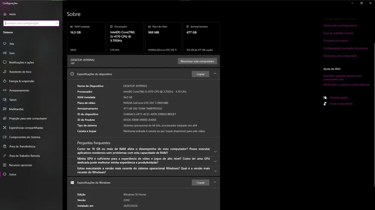 CPU gamer
