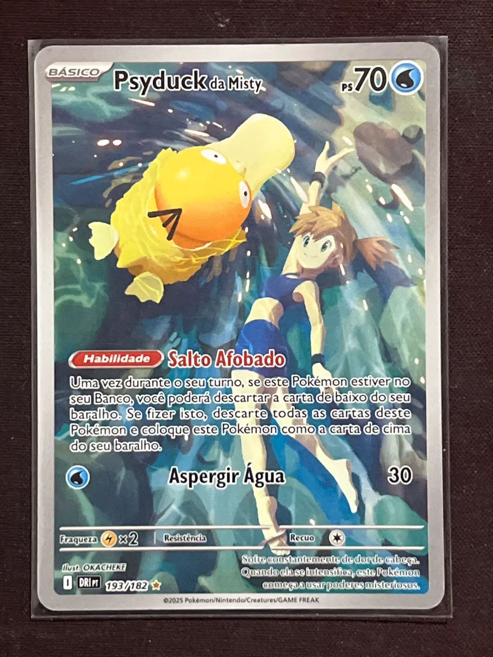 Carta Pokémon psyduck da mistura