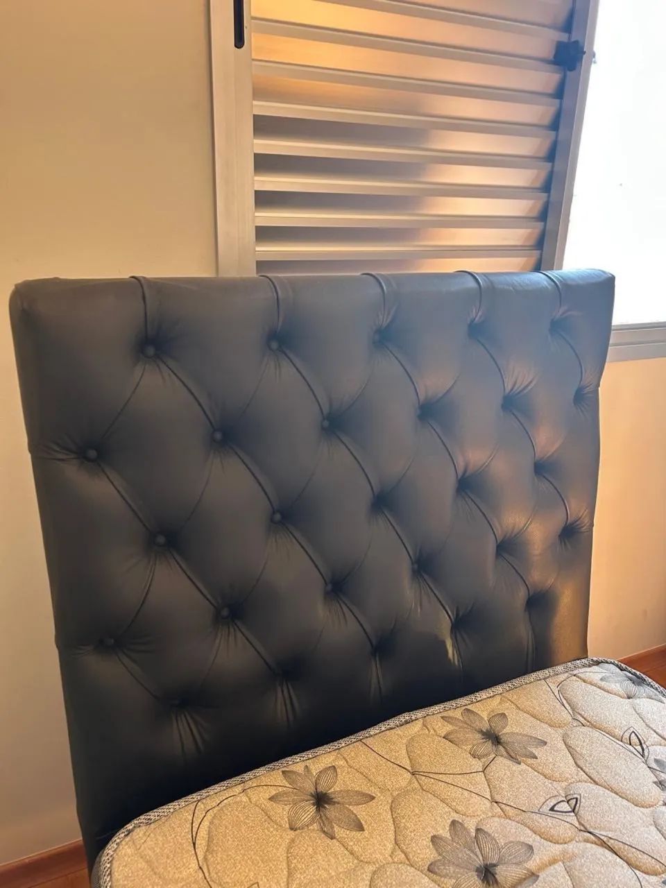 Cama Solteiro Ortobom Superpocket + Box + Cabeceira Capitonê - Foto 3