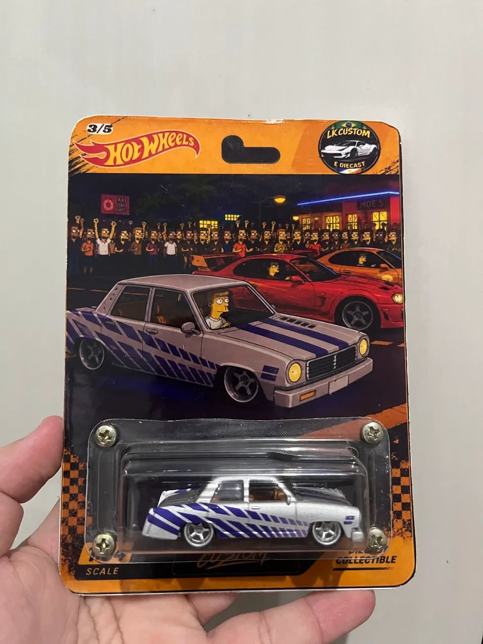 Hotwheels Custom R34 Brian + Simpsons 