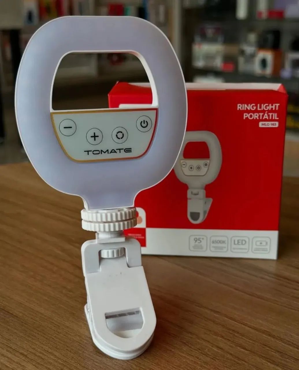 Iluminador Ring Light Selfie para Celular TOMATE MLG-163 - Foto 2