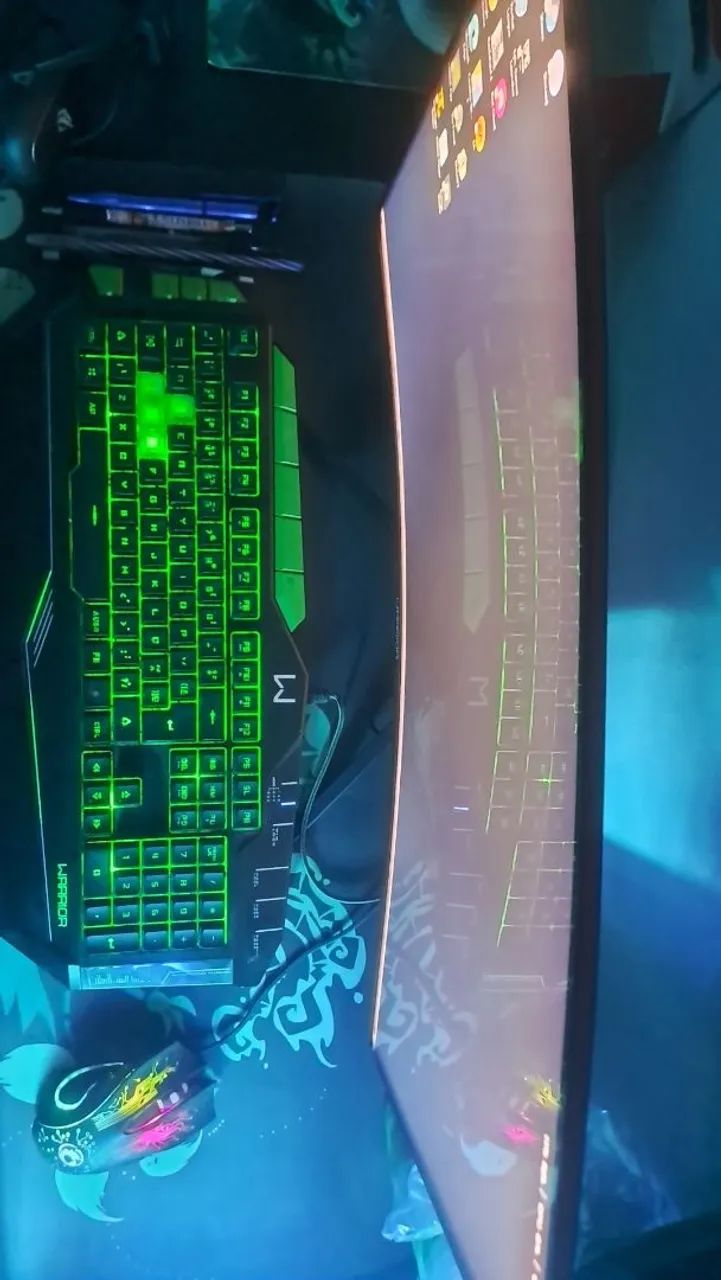 pc gamer completo com periféricos e cadeira - Foto 3