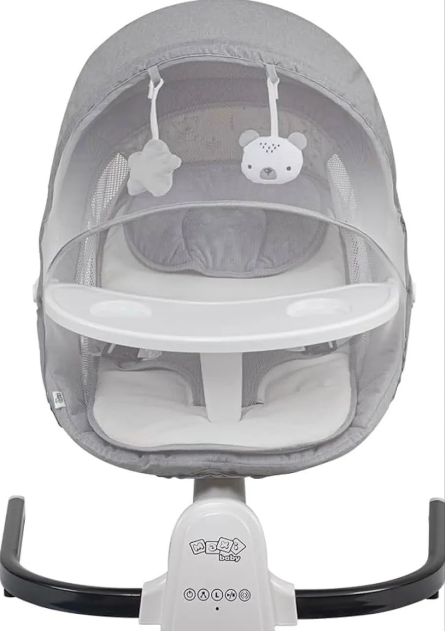 Cadeira de descanso e balanço bebe elétrica snug - Foto 4