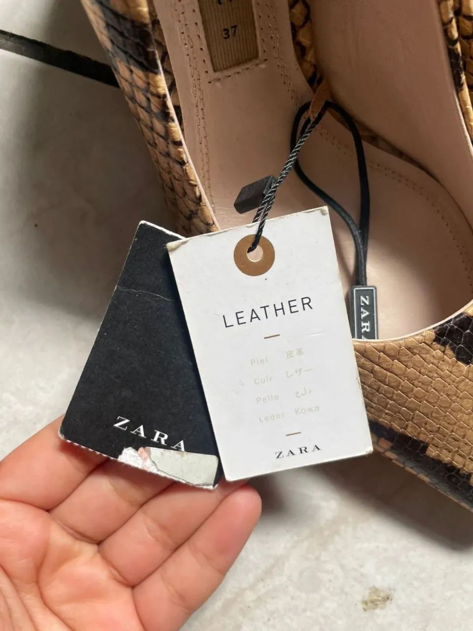 Scarpin Zara basic python NOVO - Foto 4