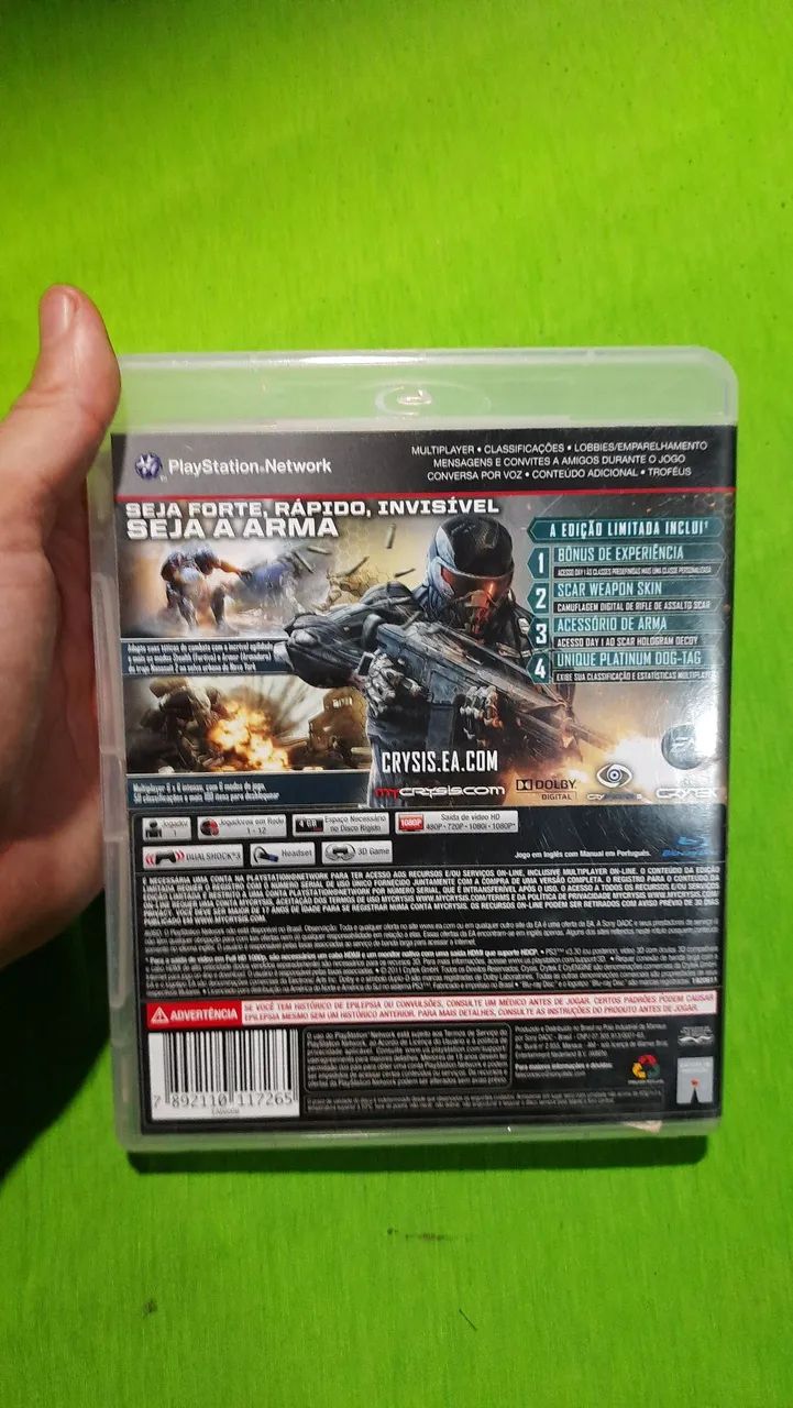 Jogo Crysis 2 edição limitada PS3 - Foto 4