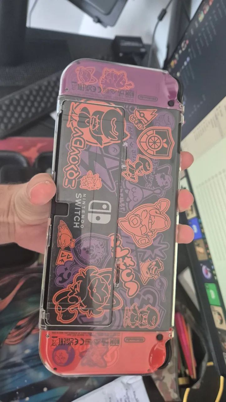 Switch Oled Desbloqueado pokemon edition - Foto 4