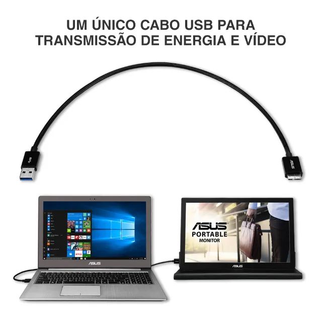 Monitor Portátil Asus MB169B+ - Foto 3