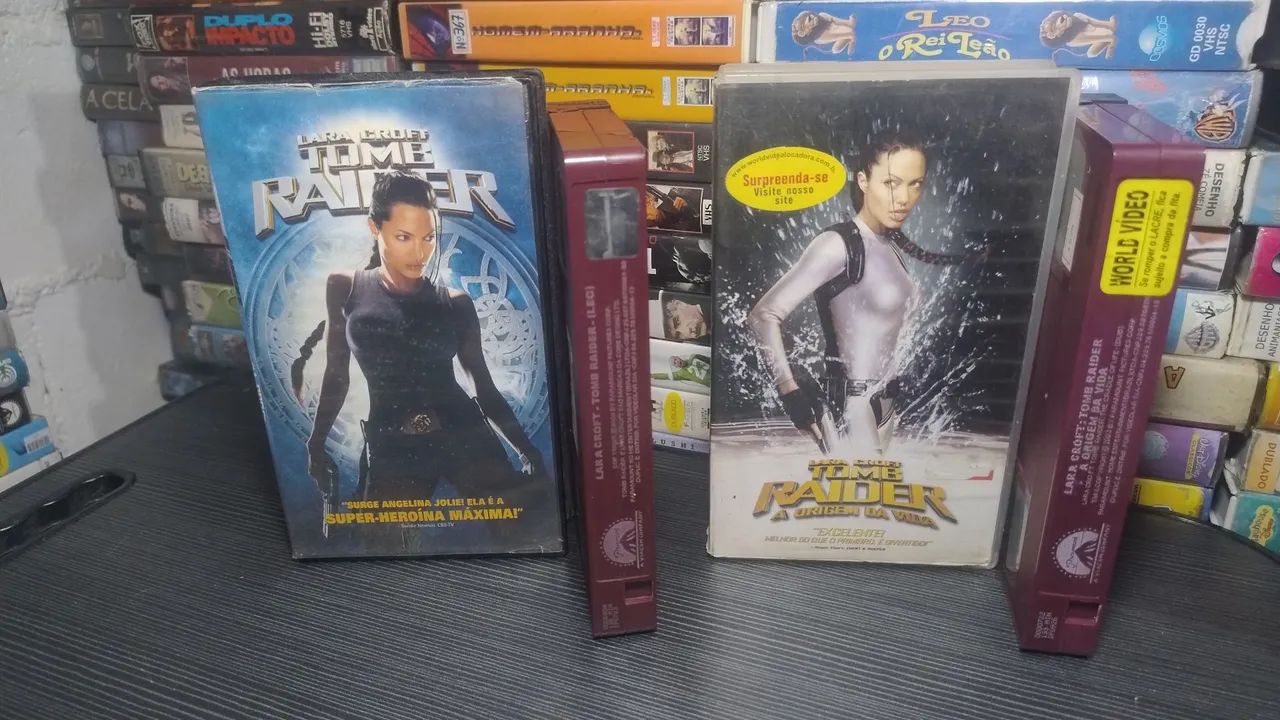 VHS LARA CROFT  TOMB RAIDES 1 e 2 - Foto 2