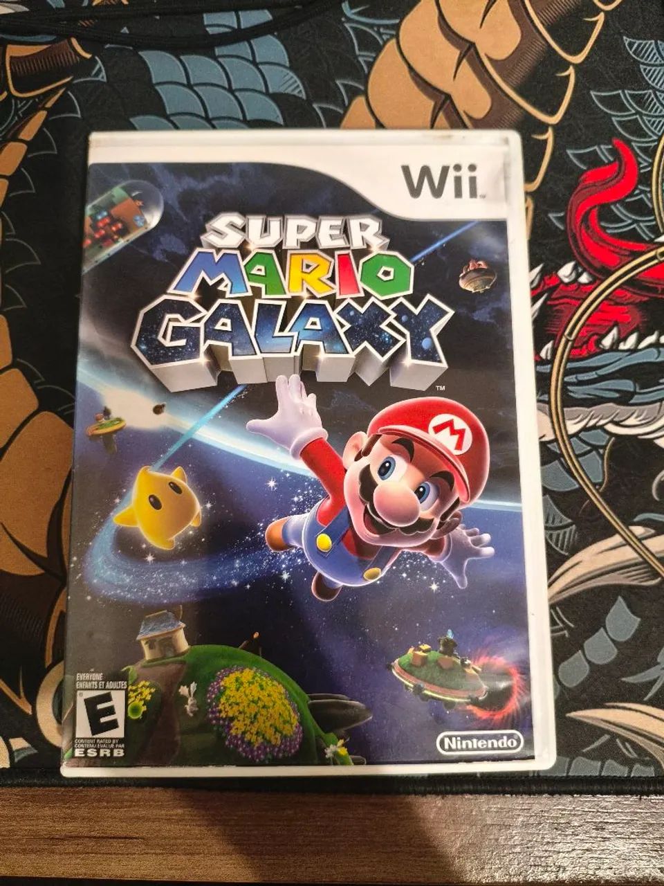 Mario Galaxy Wii usado com manual