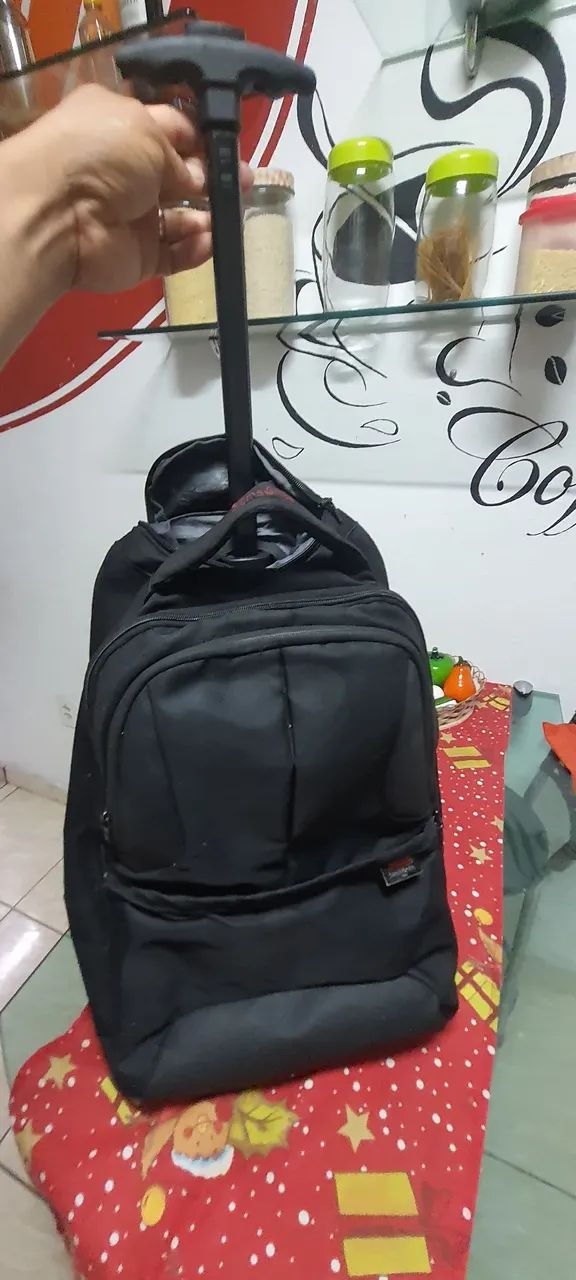 Mochila samsonite com puxador e rodinha! - Foto 6