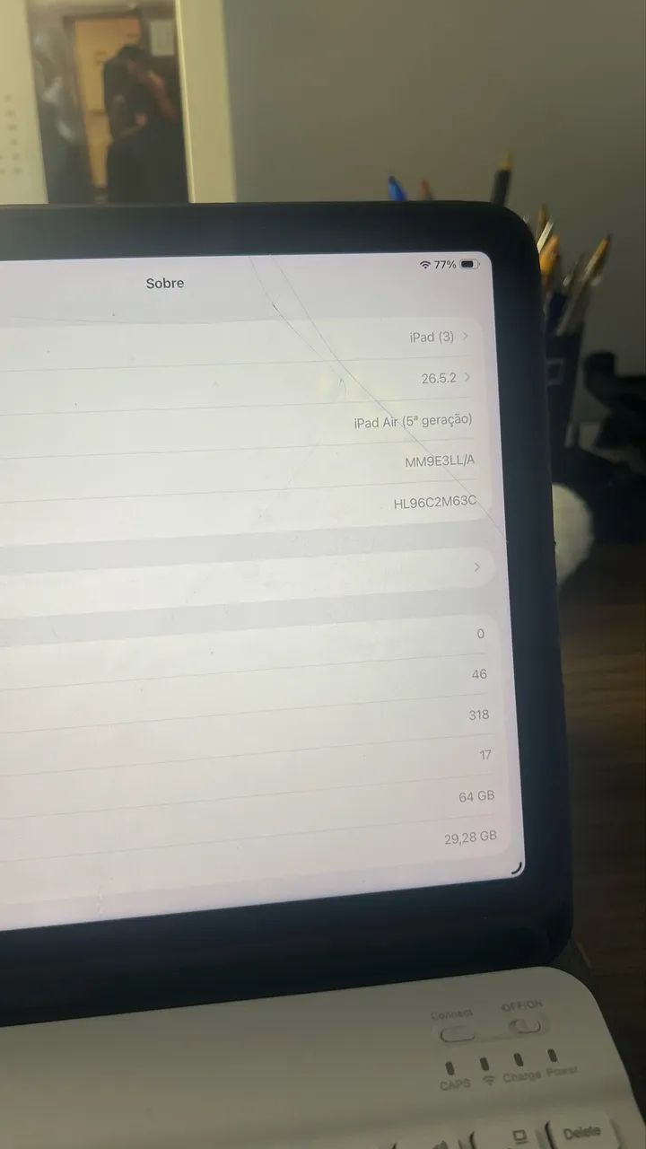 iPad Air 5 M1 64GB + Teclado + Mouse + Capa  - Foto 4