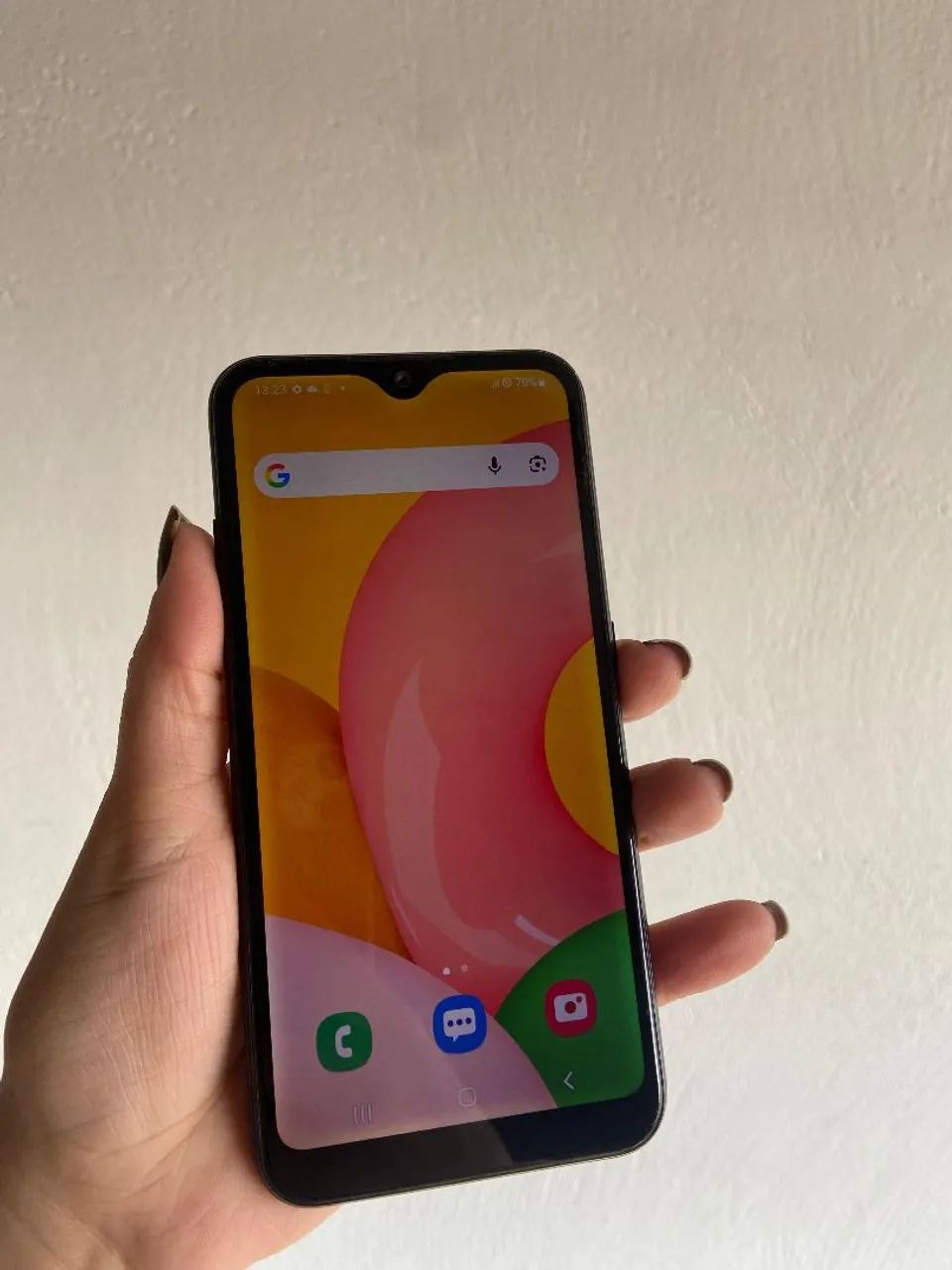 Galaxy A01 semi novo 