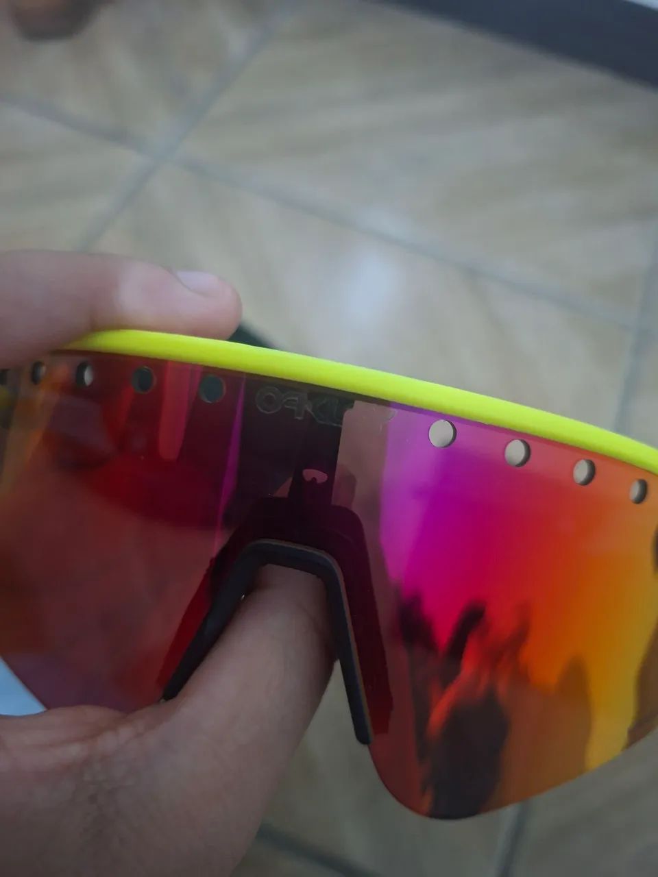 Óculos Oakley Shield Prizm Colorido - NOVO - Foto 4