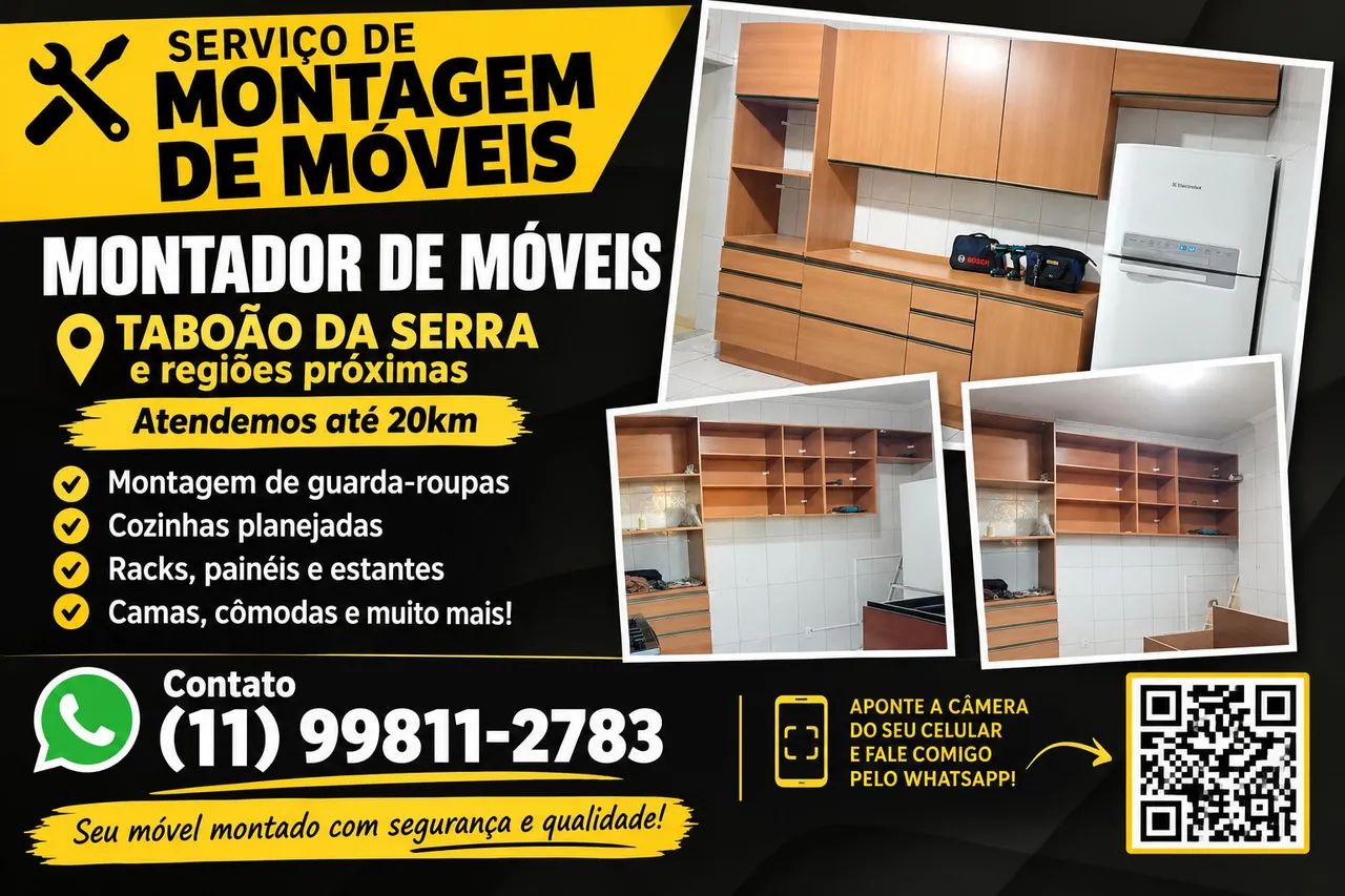 Montador de móveis)Taboão da Serra -SP e Região 