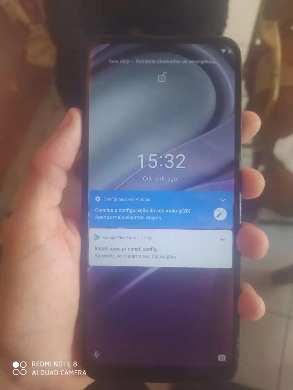 Vendo moto G20 