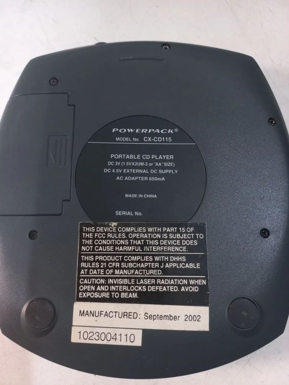 Discman Antigo POWERPACK para arrumar  - Foto 3
