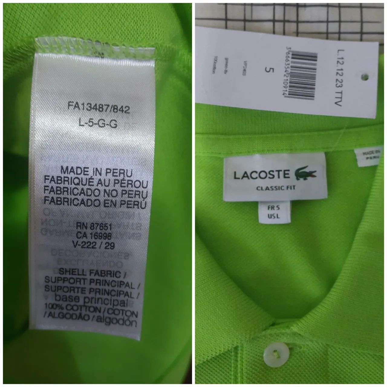 Polo Lacoste Classic Fit Nova - Foto 5