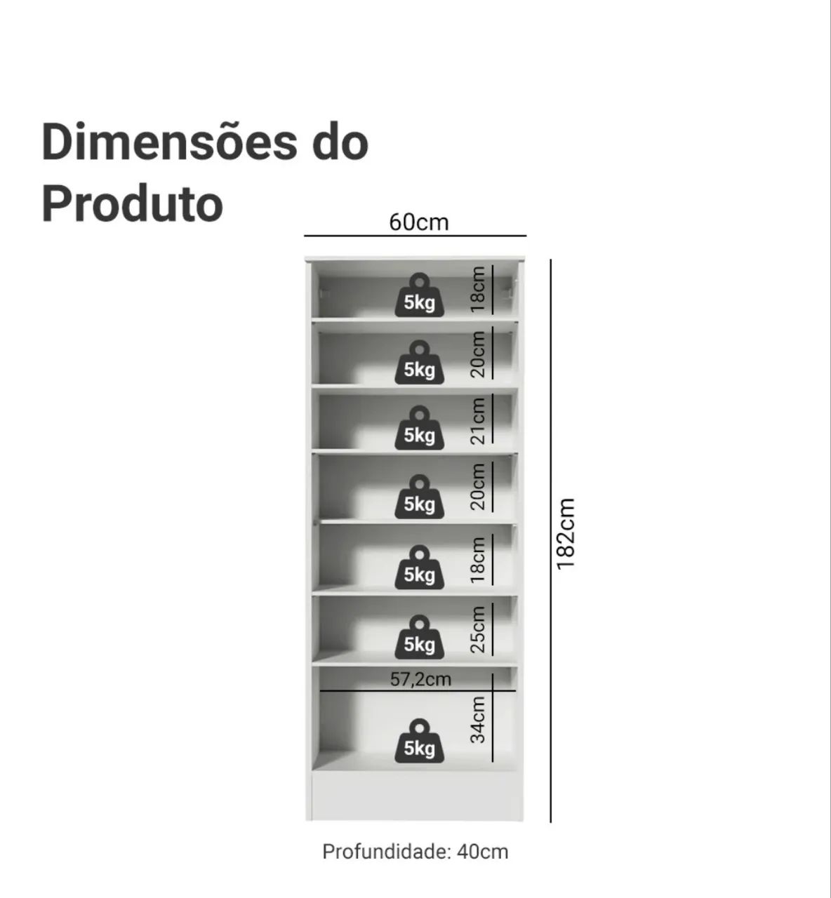 Sapateira com espelho  - Foto 3