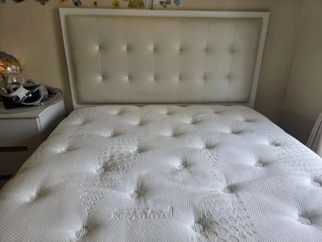 Cama casal com box e cabeceira - Foto 4
