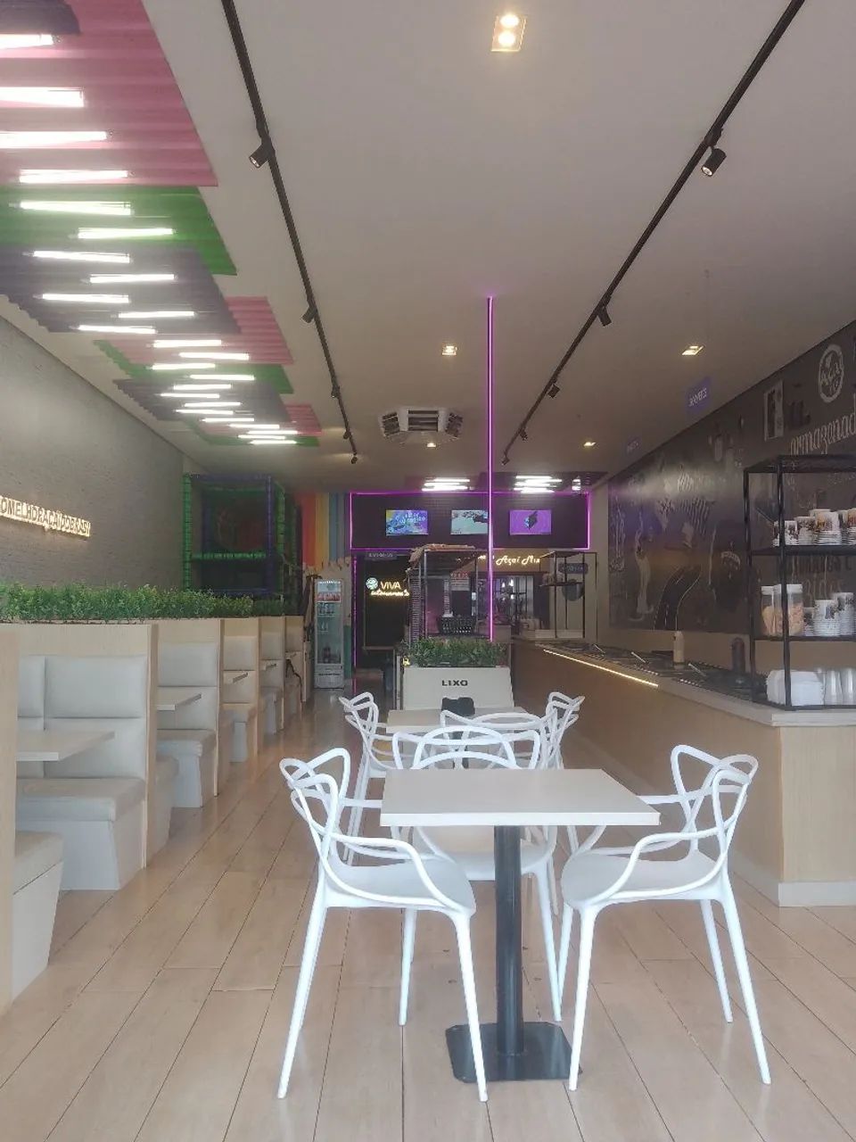 Estrutura loja de açaí 