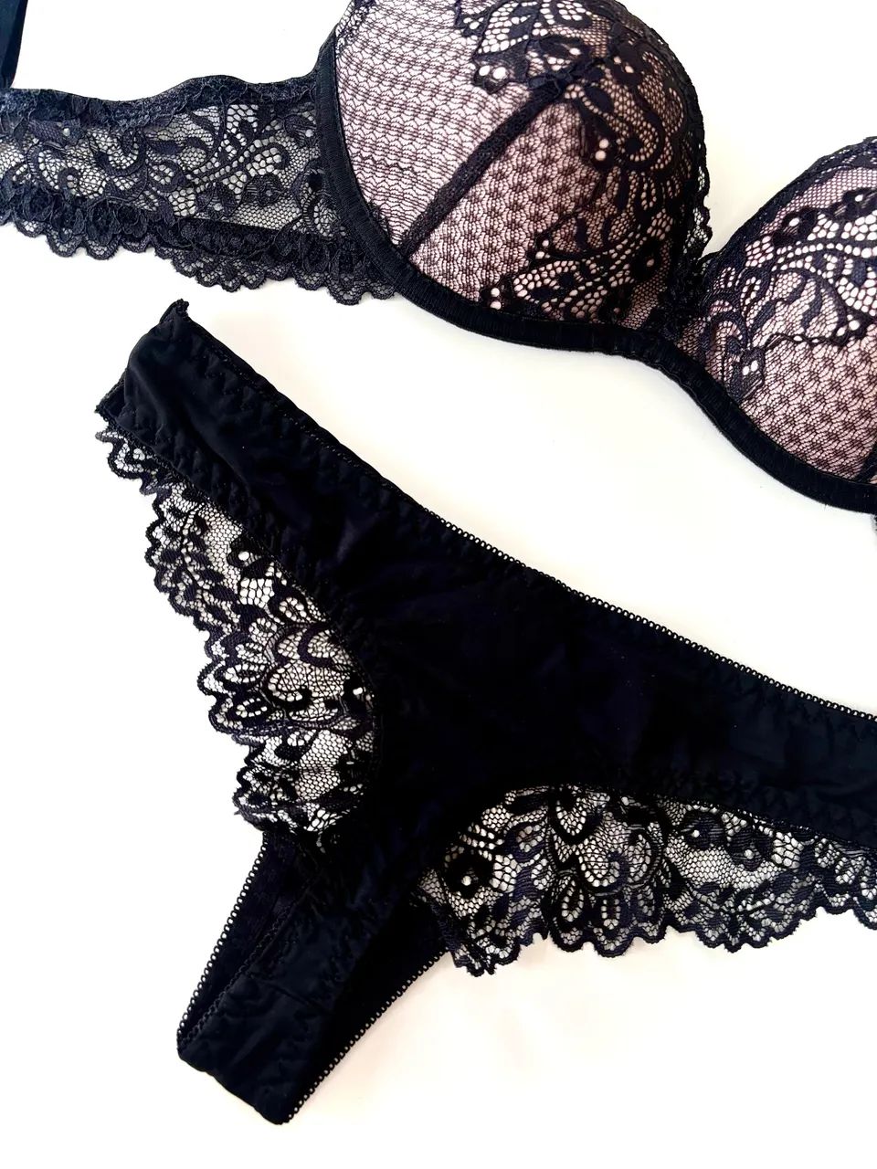 Conjunto Lingerie Preto (P) - Foto 2