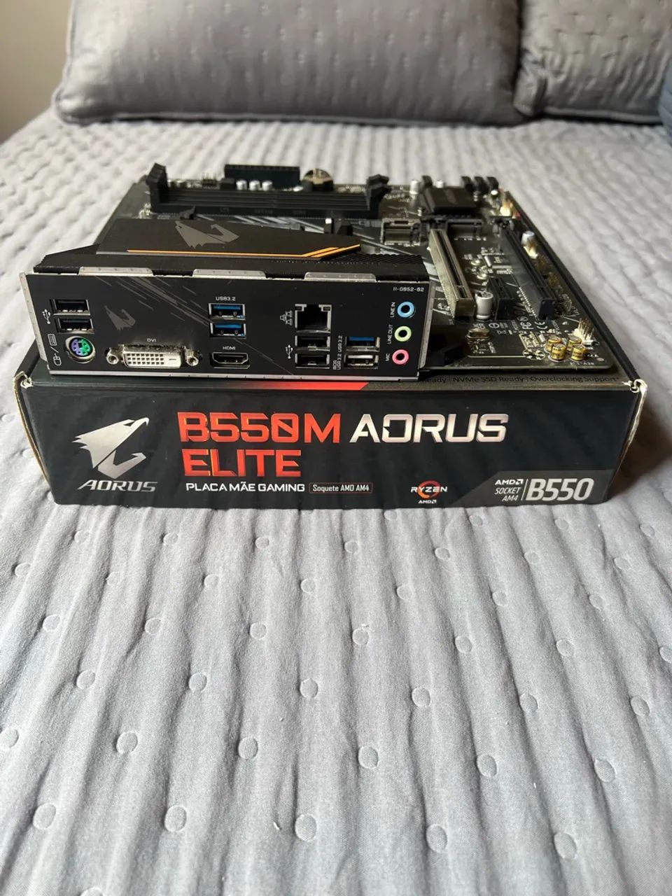 Placa mãe b550m aorus elite  - Foto 4
