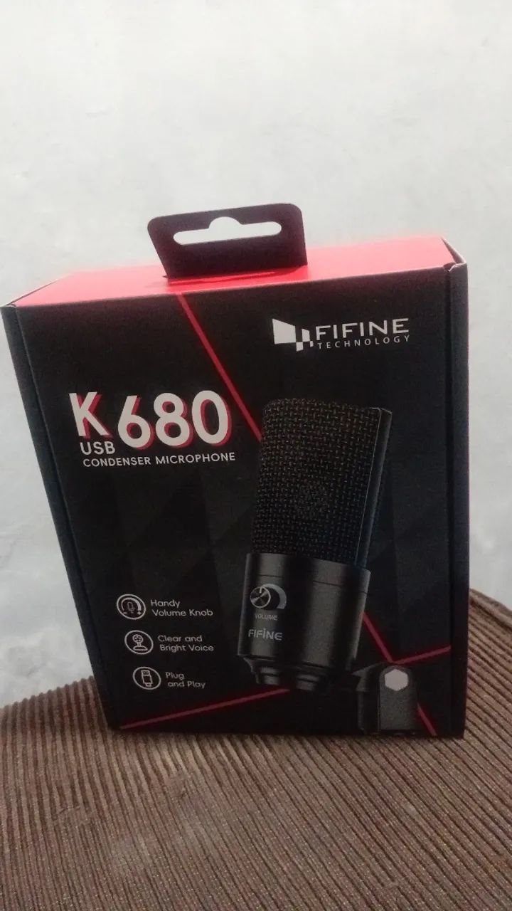 Microfone condensador Fifine k680