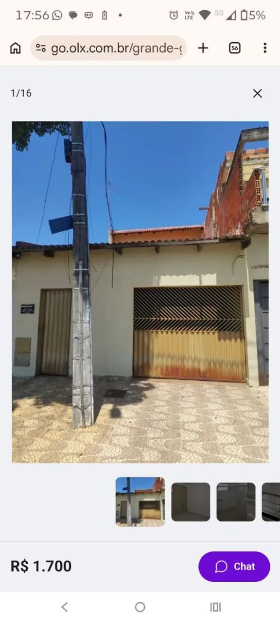 Alugo casa de 3 quartos 