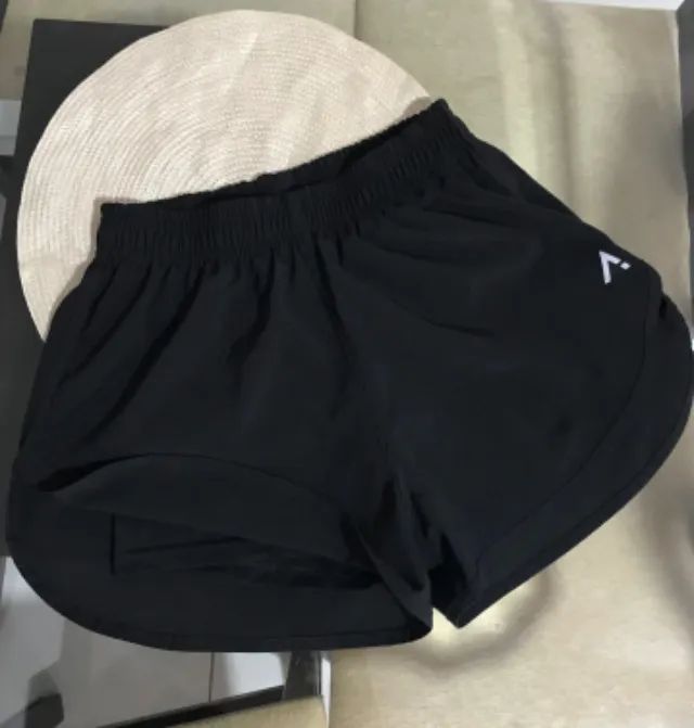 Short duplo feminino poliamida 