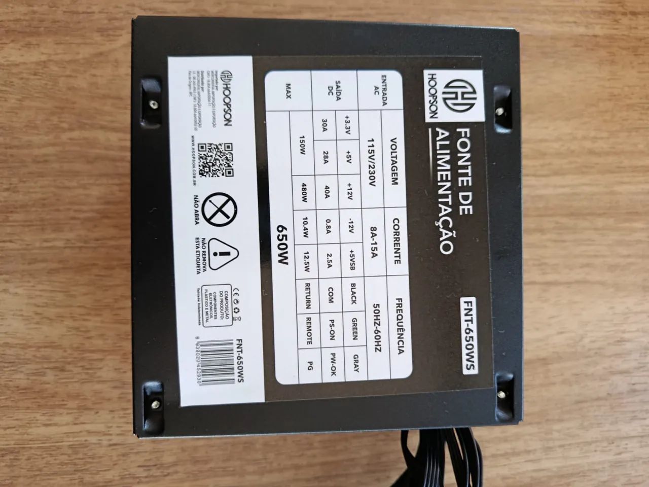 Fonte Hoopson 650W