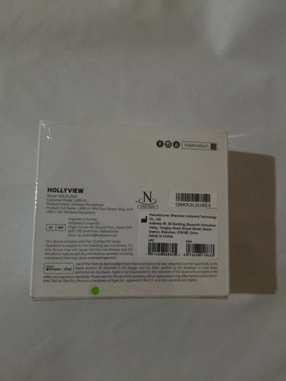 Vendo MICROFONE HOLLYLAND LARK A1  - Foto 2