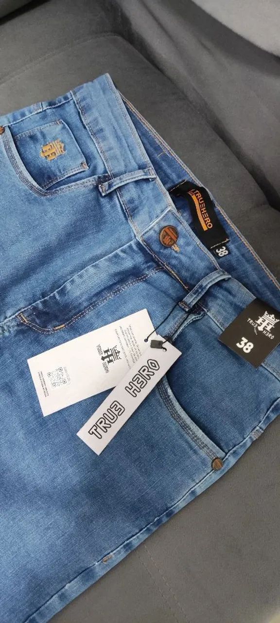 Calça Jeans TRUE HERO Masculina - Foto 4